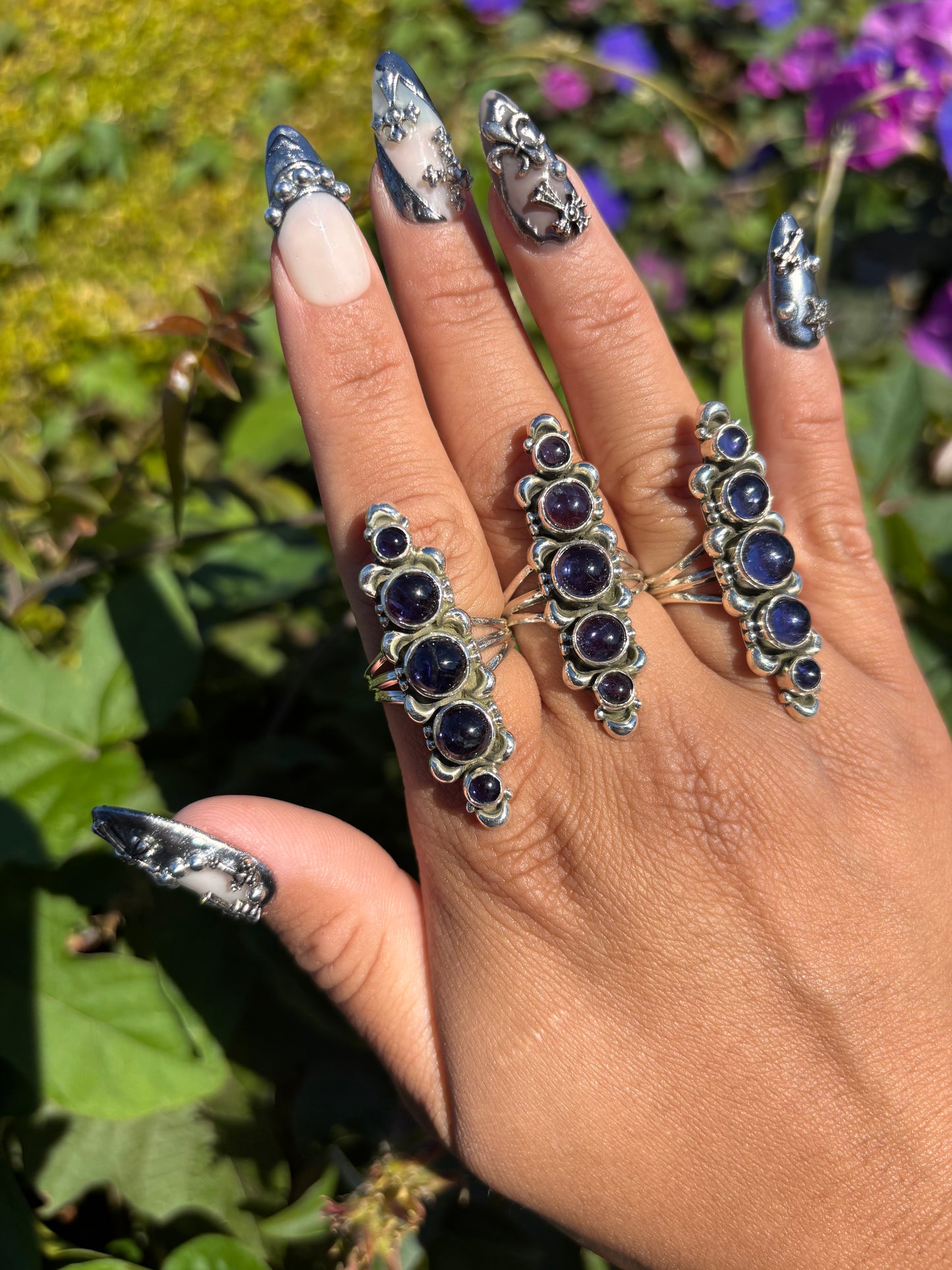 Iolite Multi Rings