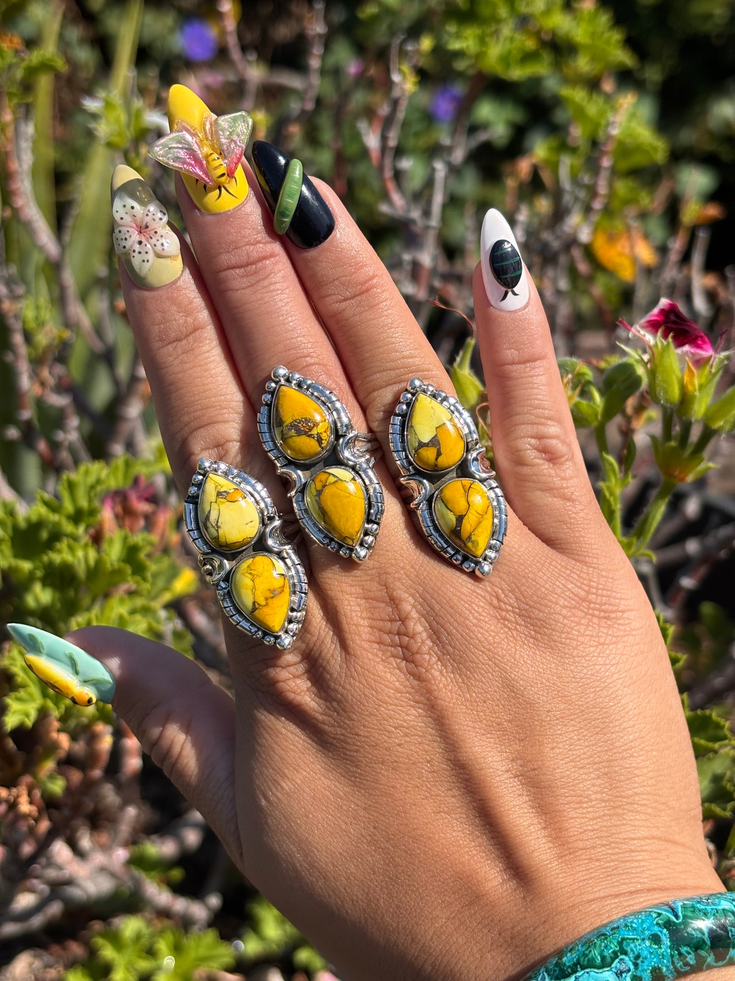 Honey Dahlia Turquosie ring