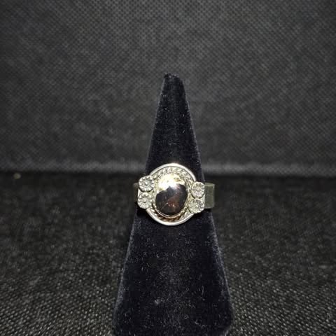 White Buffalo Turquoise Ring