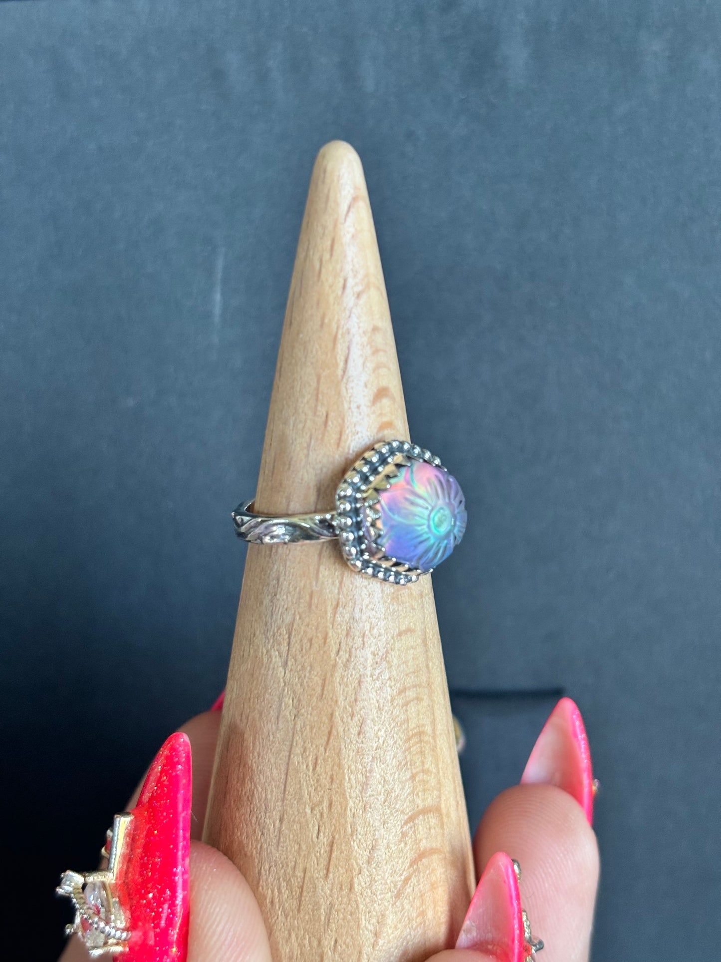 Aurora Opal Single Ring