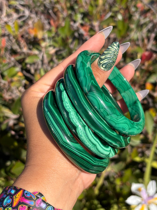 Malachite Hard Bangle