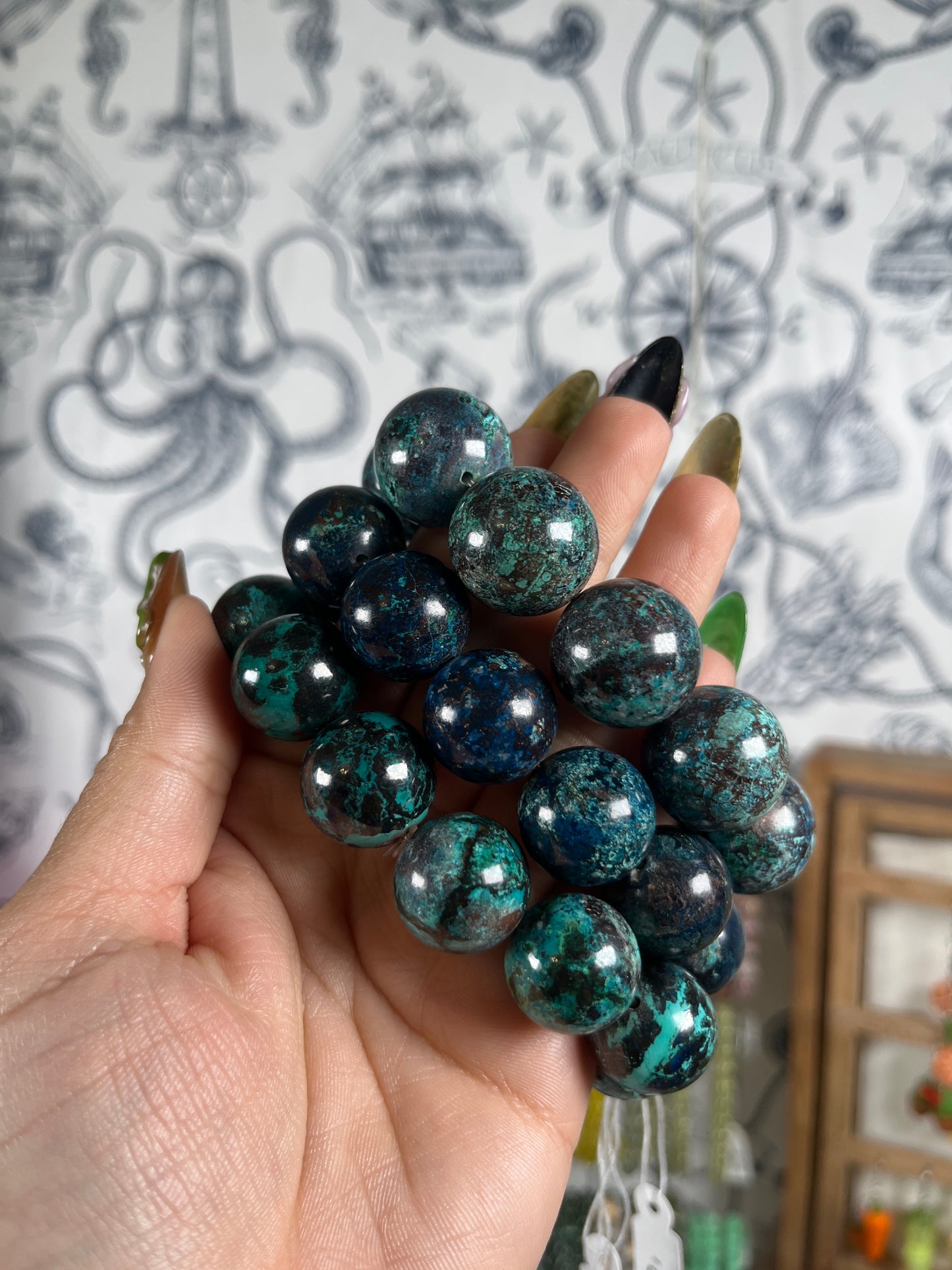 Big Bead Chrysocolla Bracelets