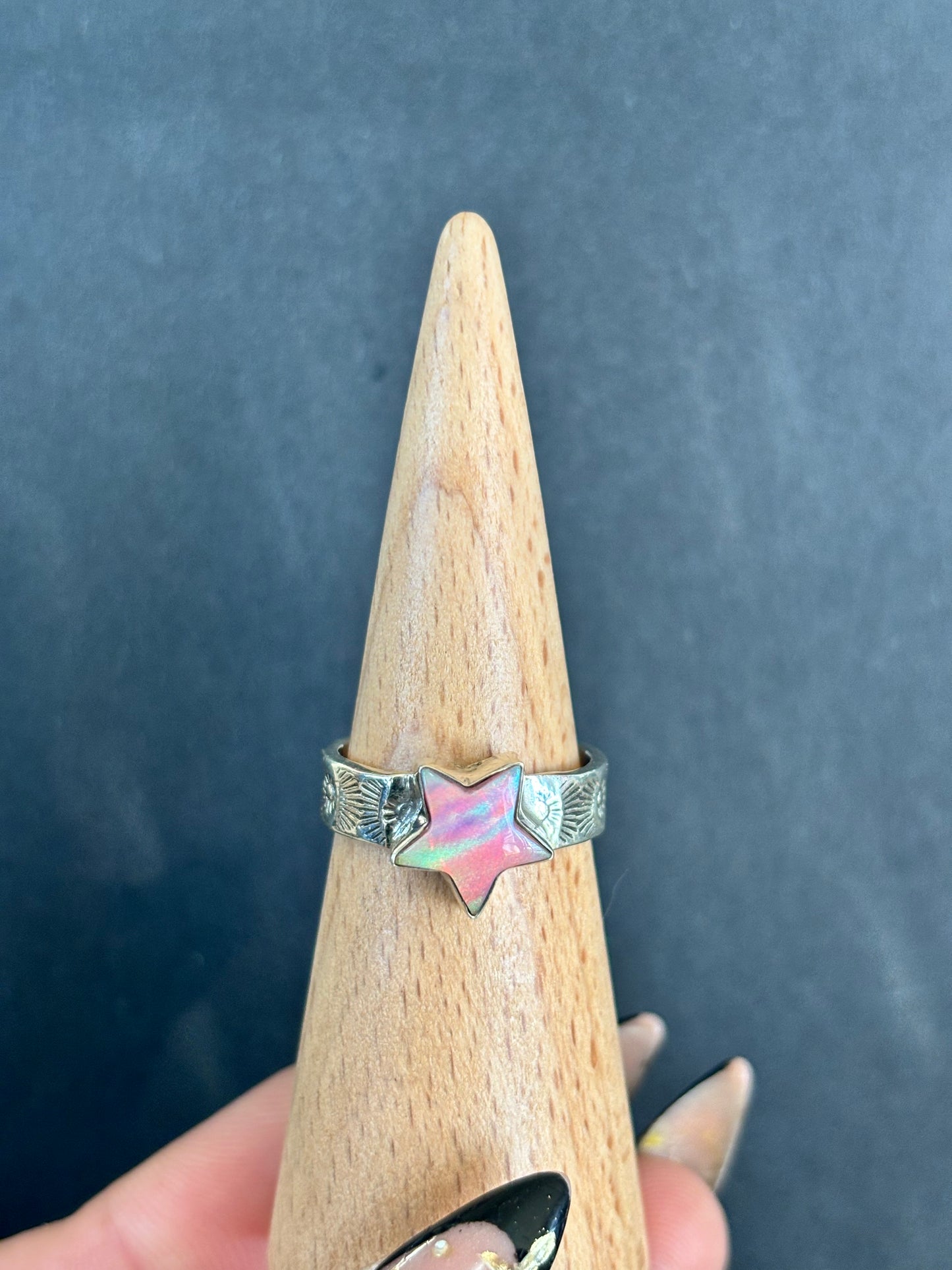 Aurora Opal Stars Ring