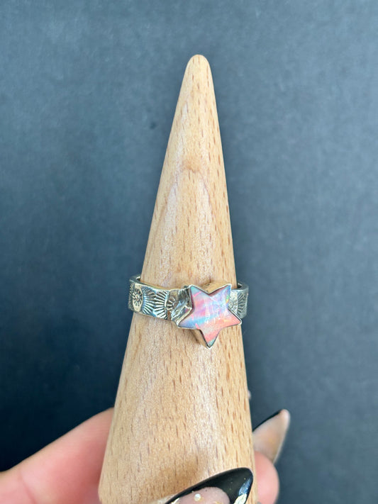 Aurora Opal Stars Ring