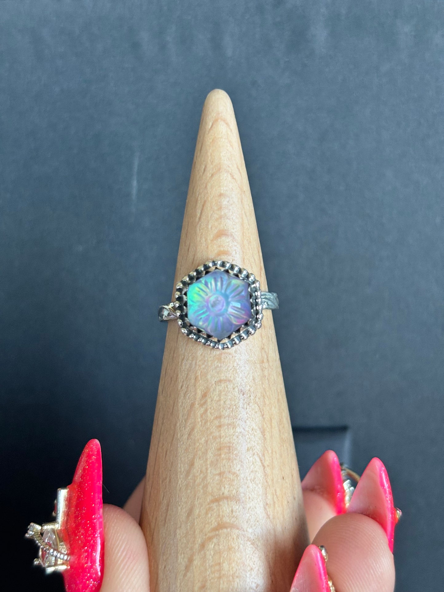 Aurora Opal Single Ring