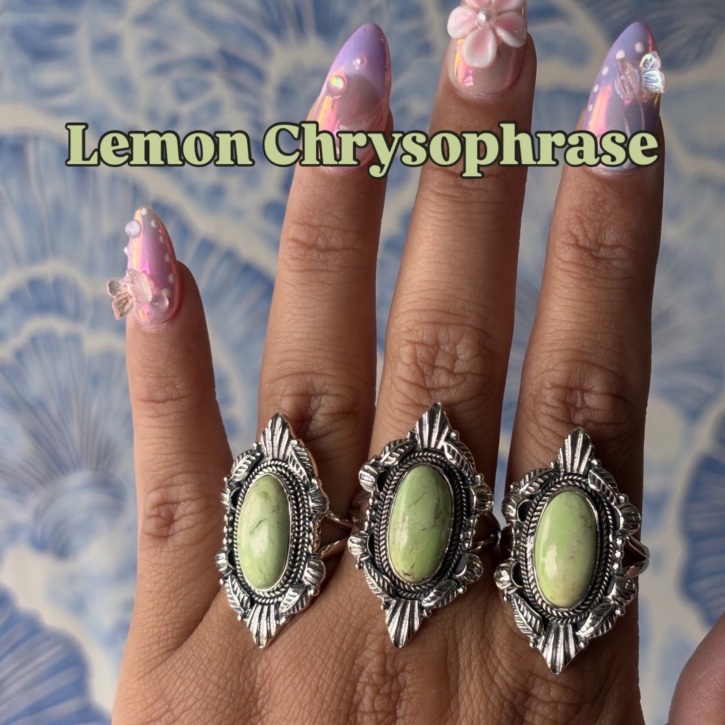 Lemon Chrysophrase ring