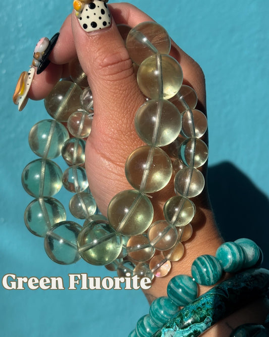 Green Fluorite Bracelets