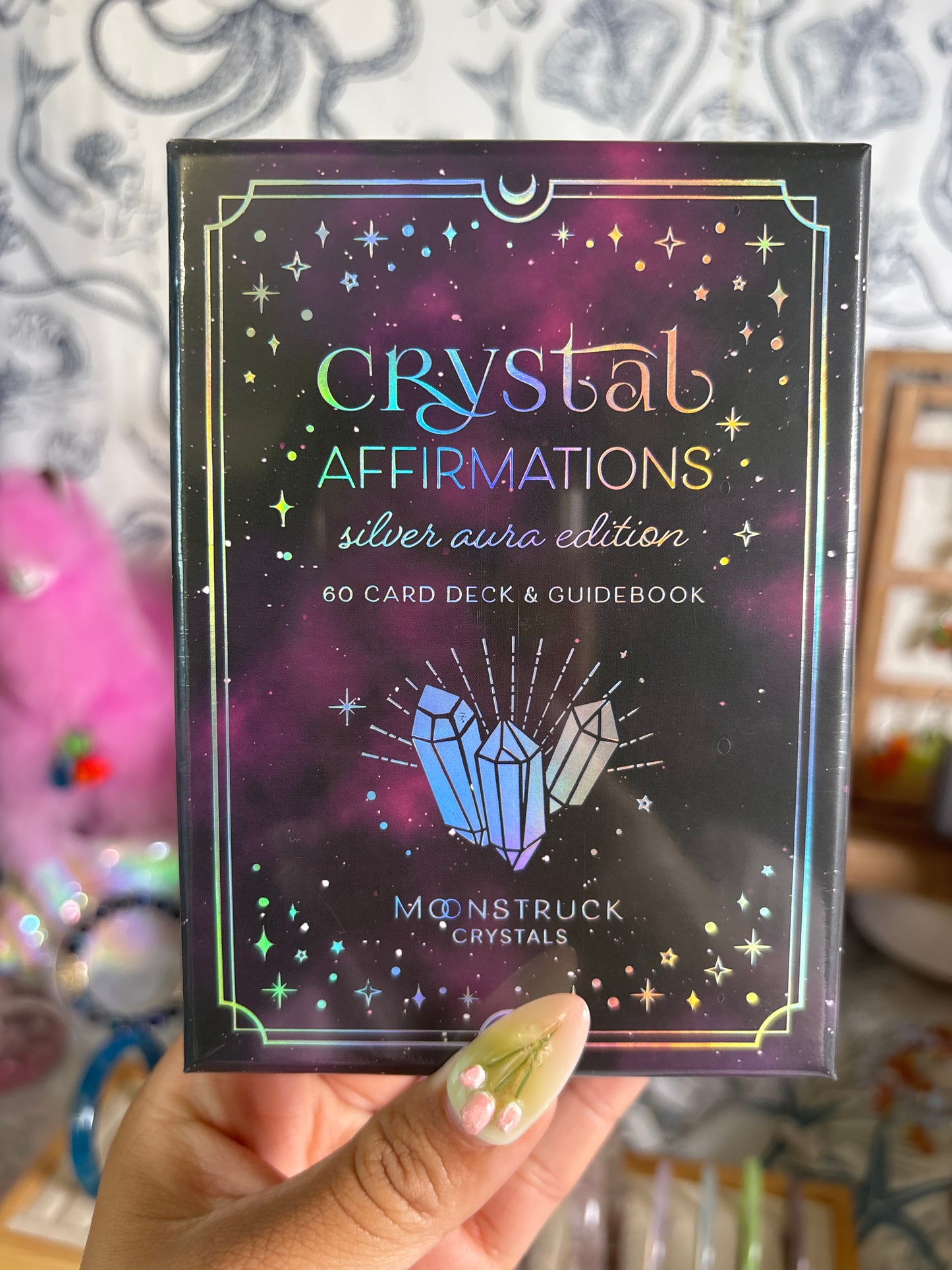 Affirmations Silver Deck by Moonstruck Crystals