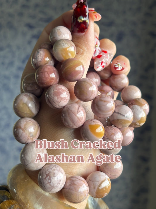 Blush Cracked Alashan Bracelets