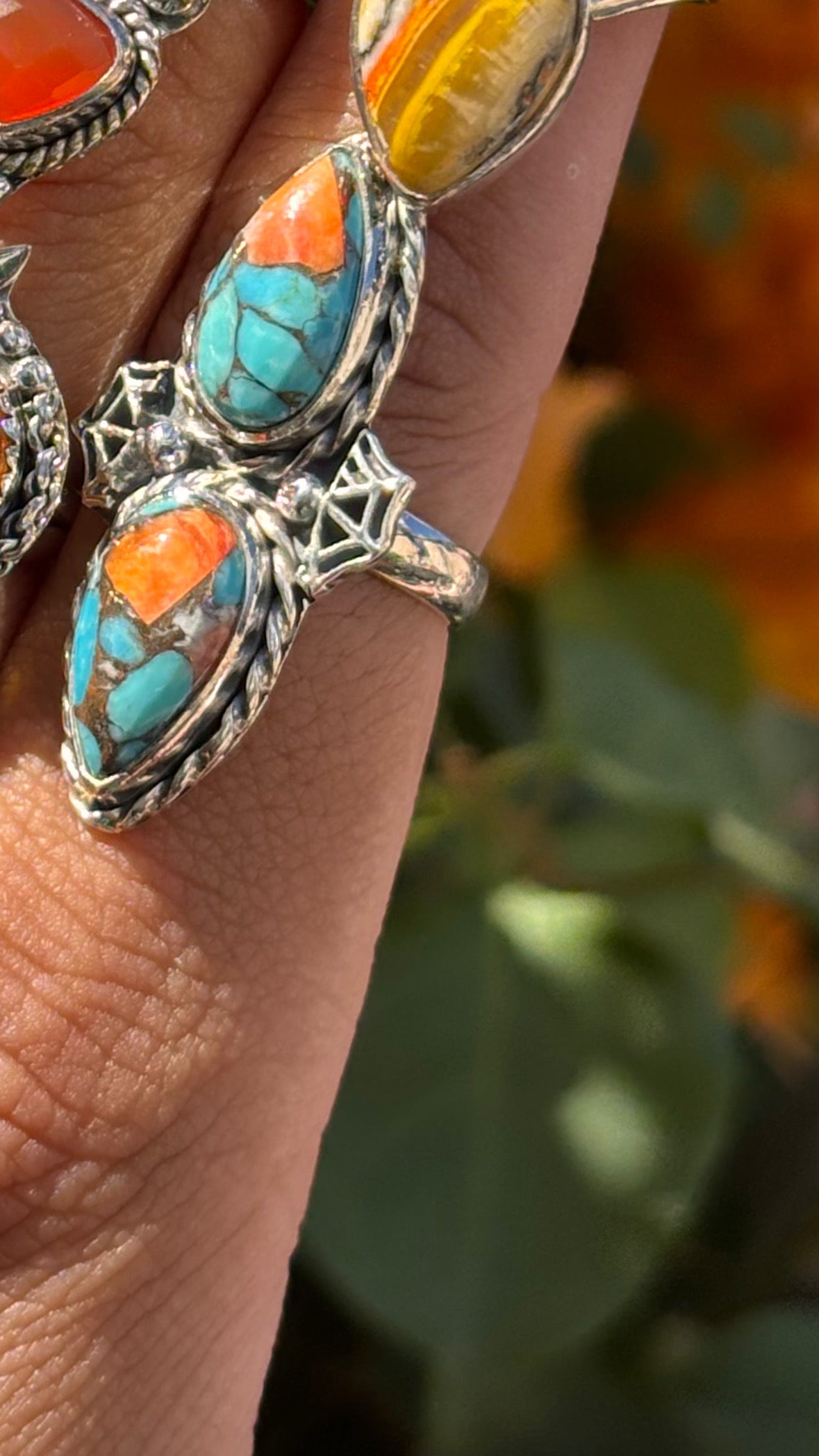 Spiny Oyster Turquosie ring