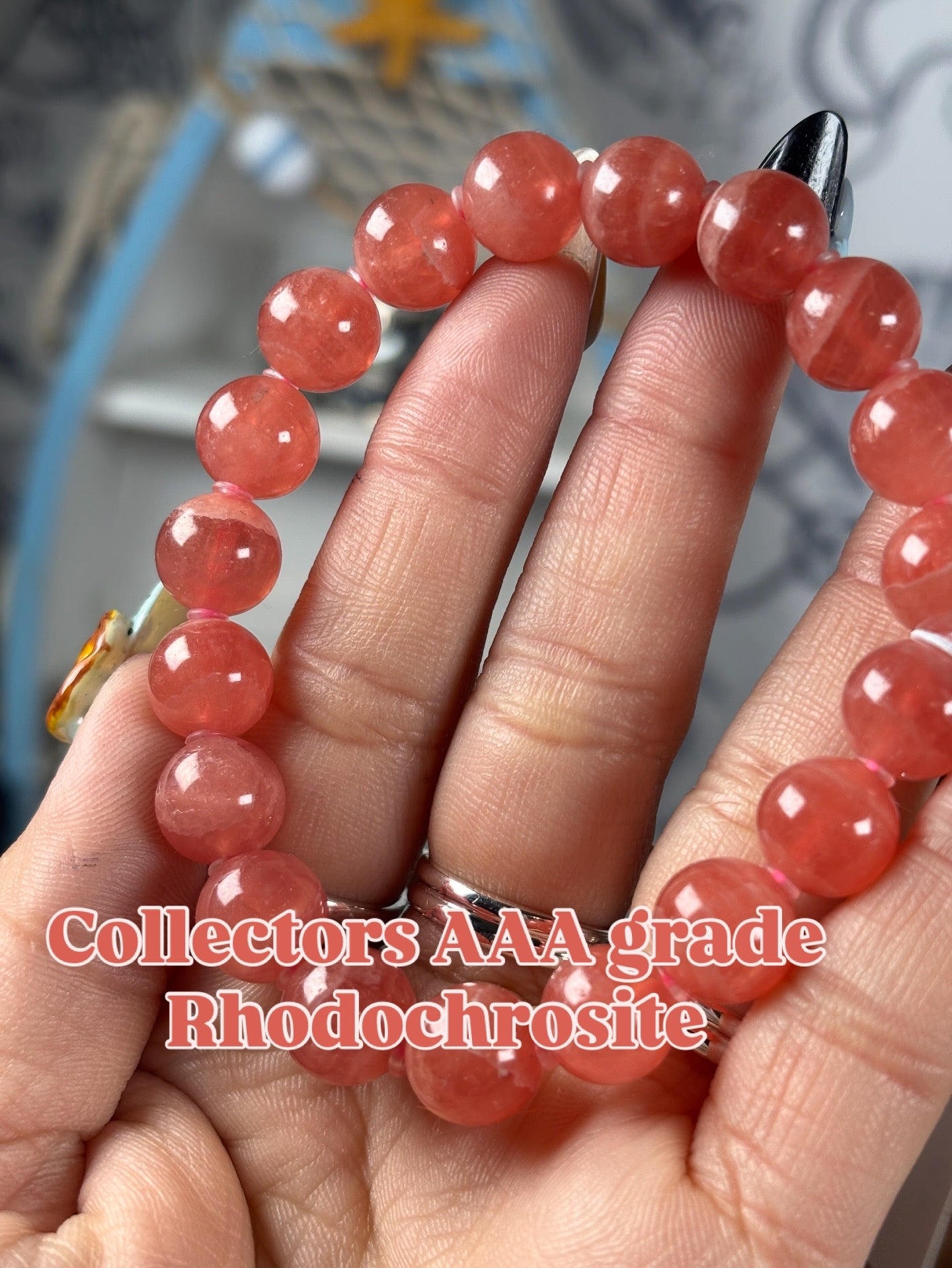AAA grade Collector Rhodochrosite Bracelet