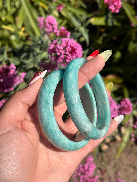 Amazonite Hard Bangles