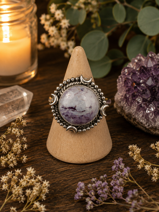 Kammerite silver ring