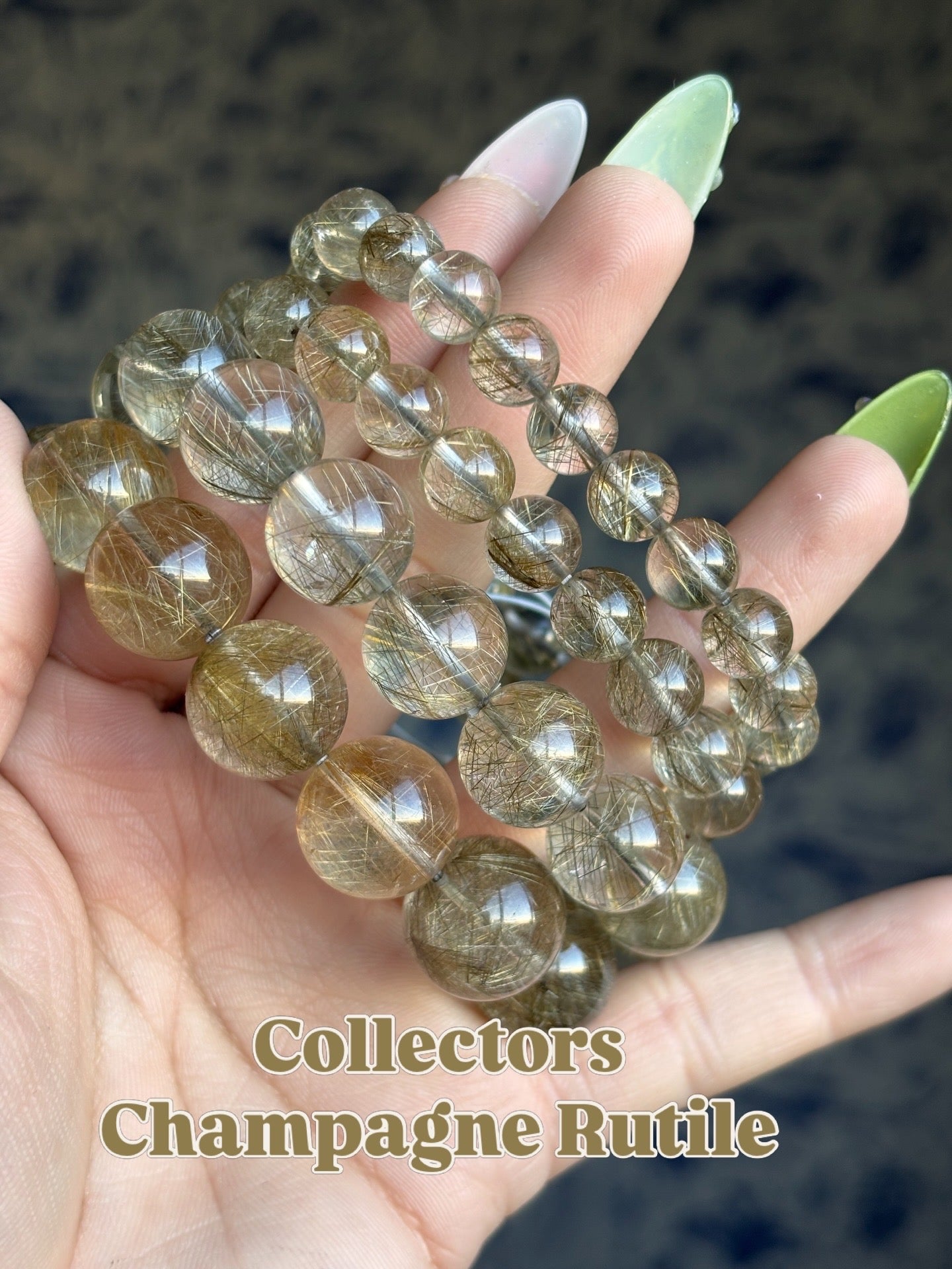 Collectors Champagne Rutile Bracelet