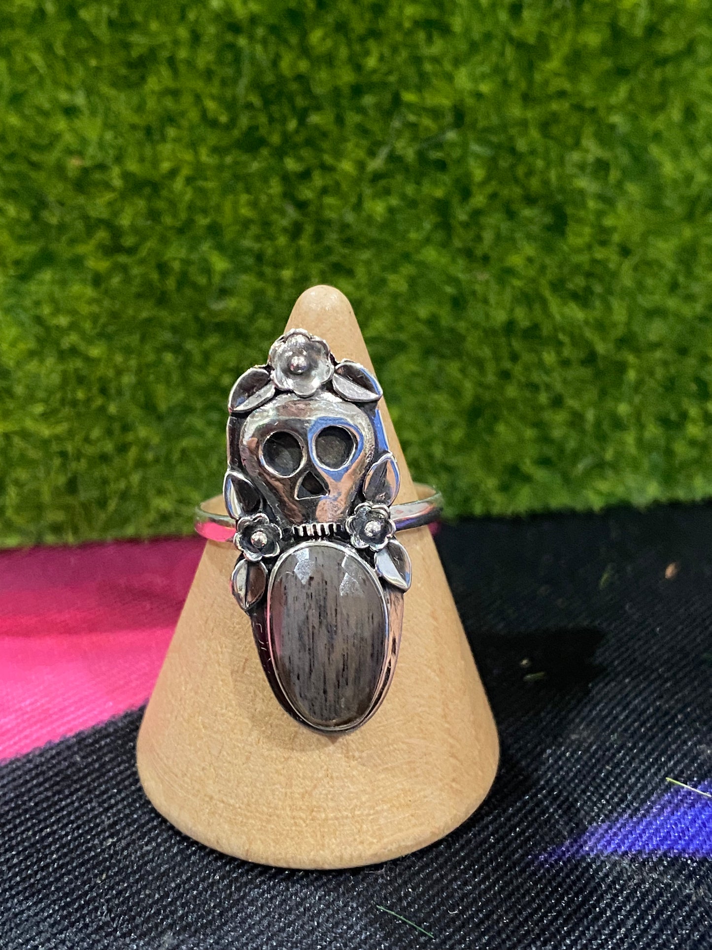 Skeleton Moonstone Ring