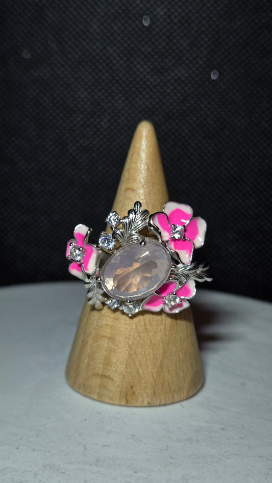 Lavender Moon Quartz Ring